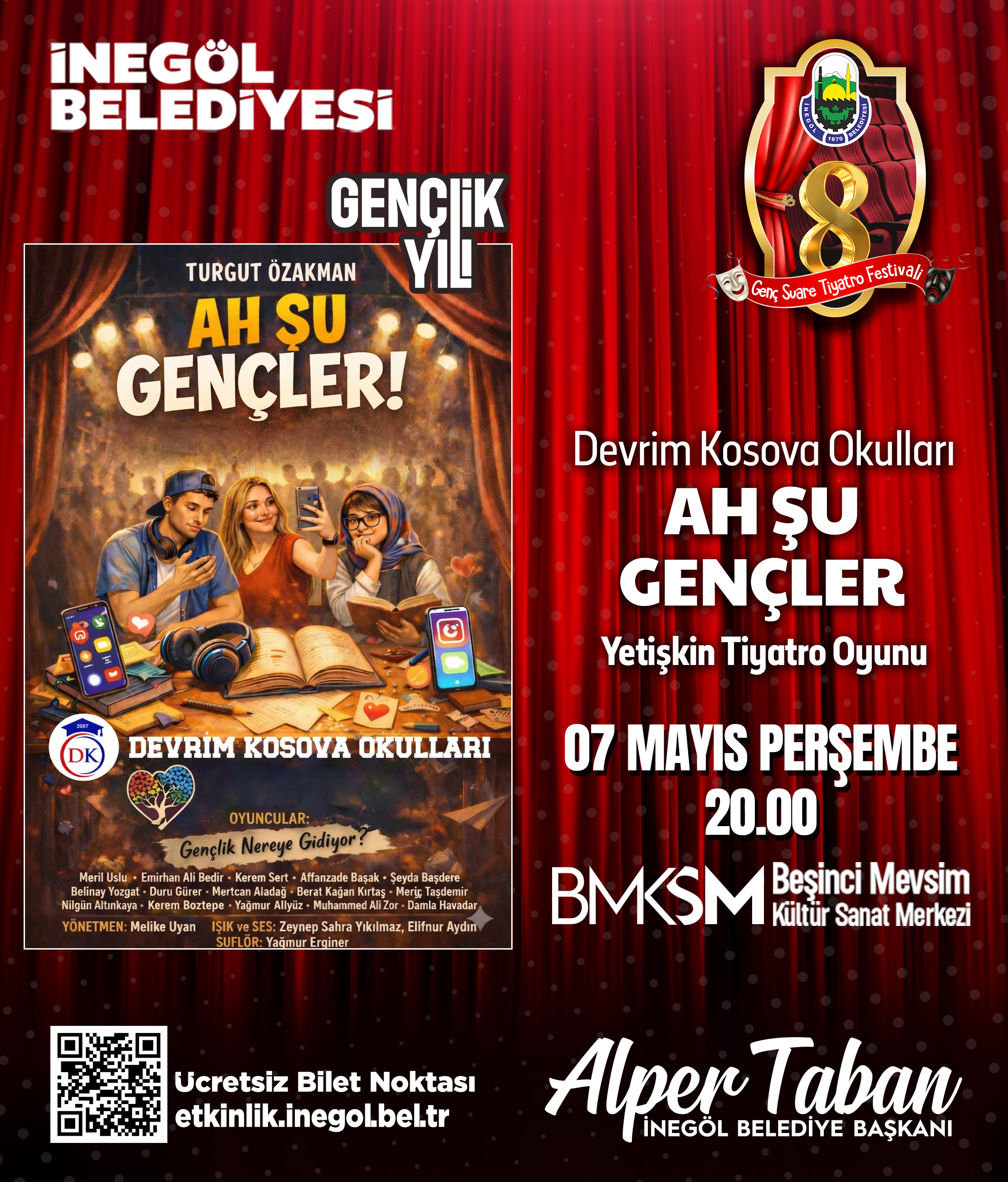 Devrim Kosova Okulları ''Ah Şu Gençler'' Yetişkin Tiyatro Oyunu