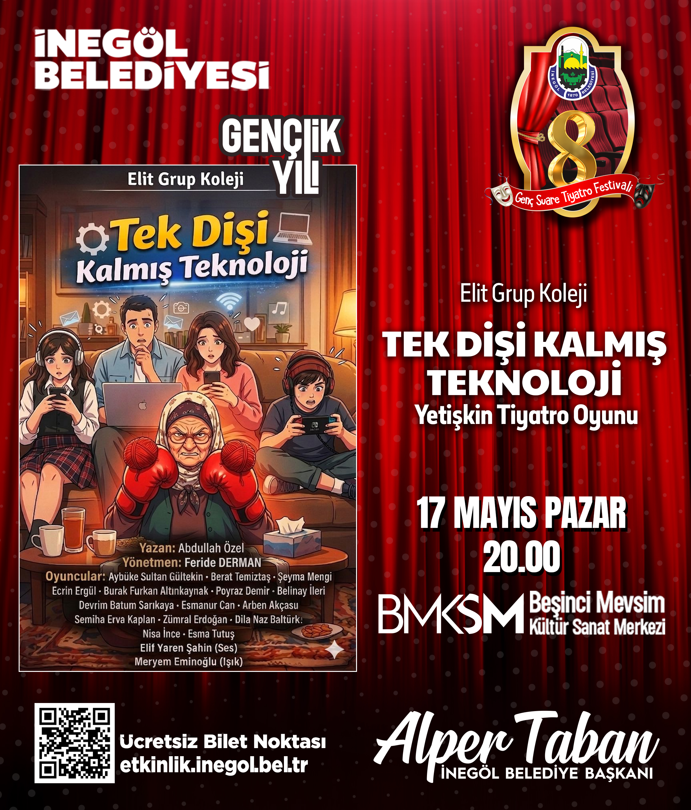 Elit Grup Koleji ''Tek Dişi Kalmış Teknoloji'' Yetişkin Tiyatro Oyunu